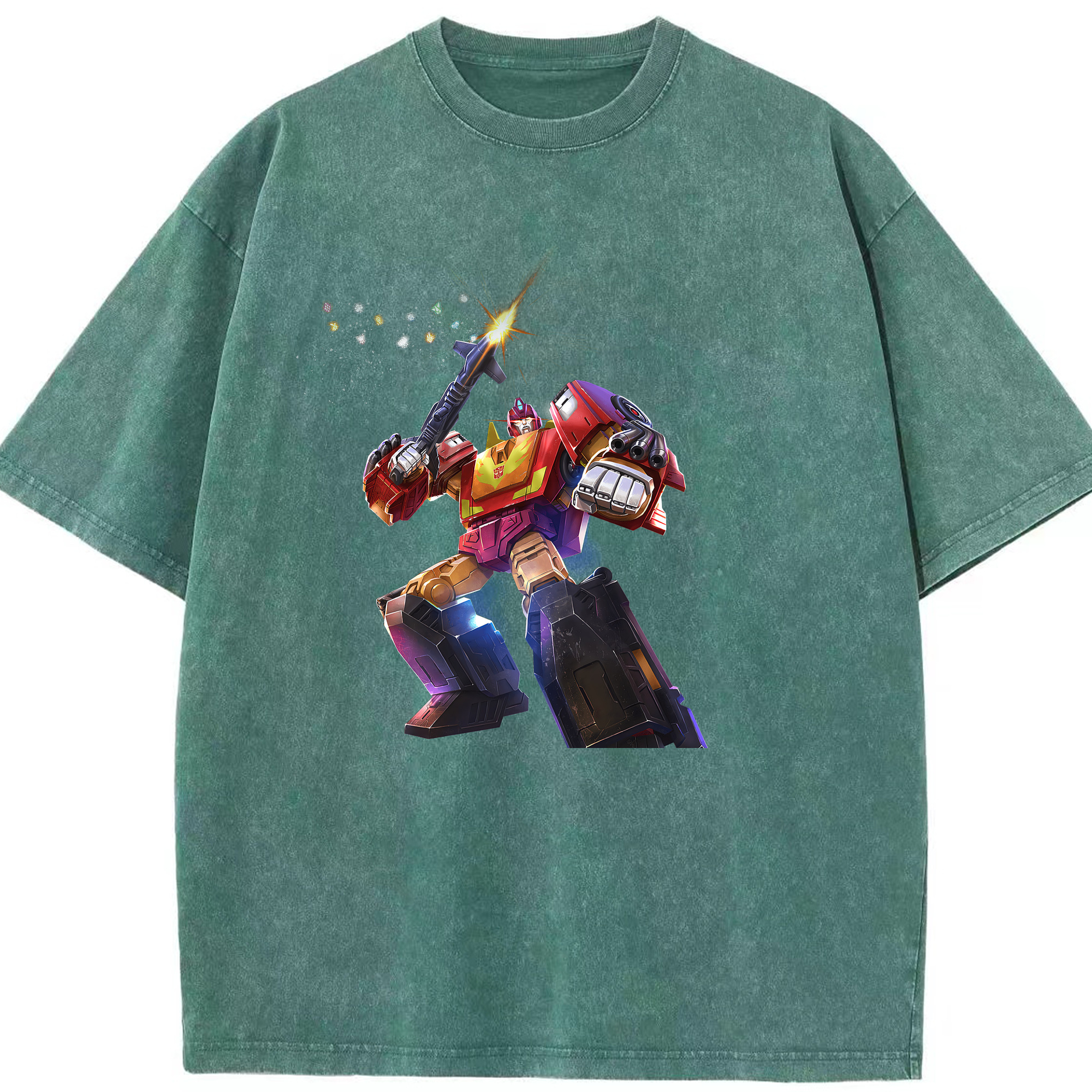 （画像用） Transformers トランスフォーマー 綿100% ヴィンテージ風 半袖Tシャツ（フロントプリント）